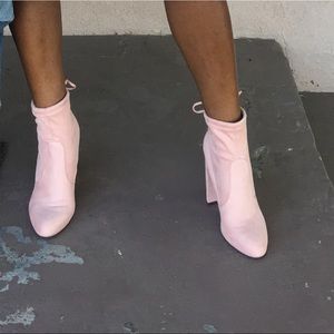 Blush booties